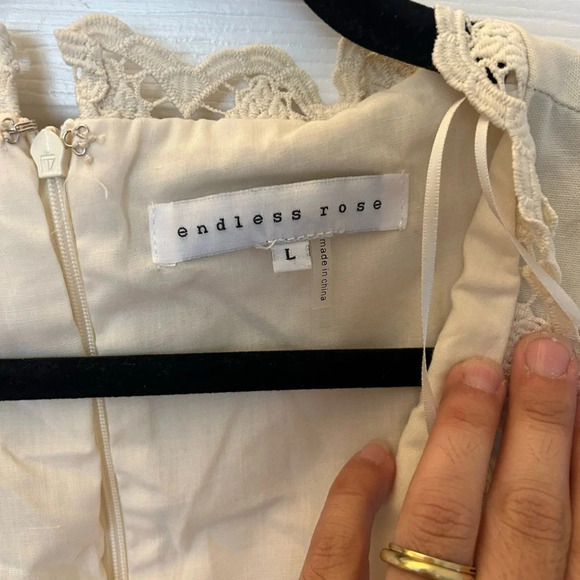 Endless rose color lock trim mini dress - Picture 5 of 6